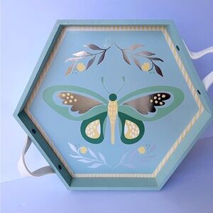 Target Wooden Butterfly Tray